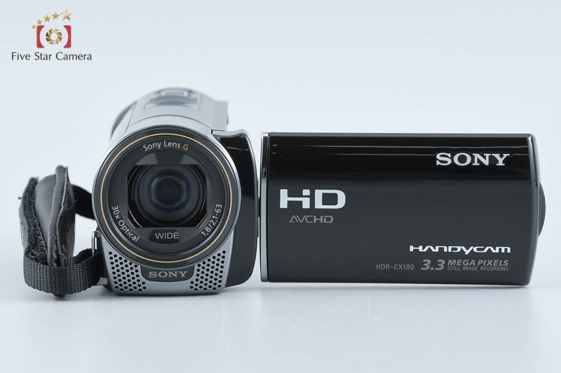 Sony Handycam HDR-CX180 Black Video Camera (Japanese Language Only)