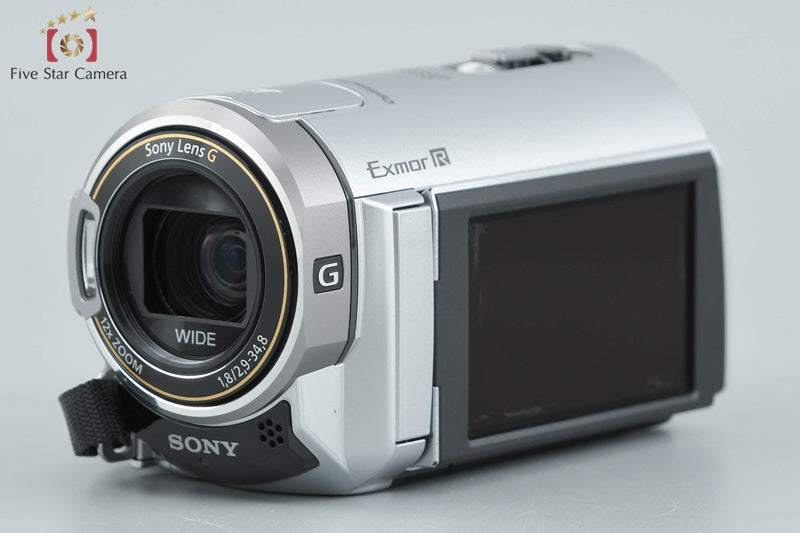 Sony Handycam HDR-CX370V Silver Video Camera (Japanese Language Only)