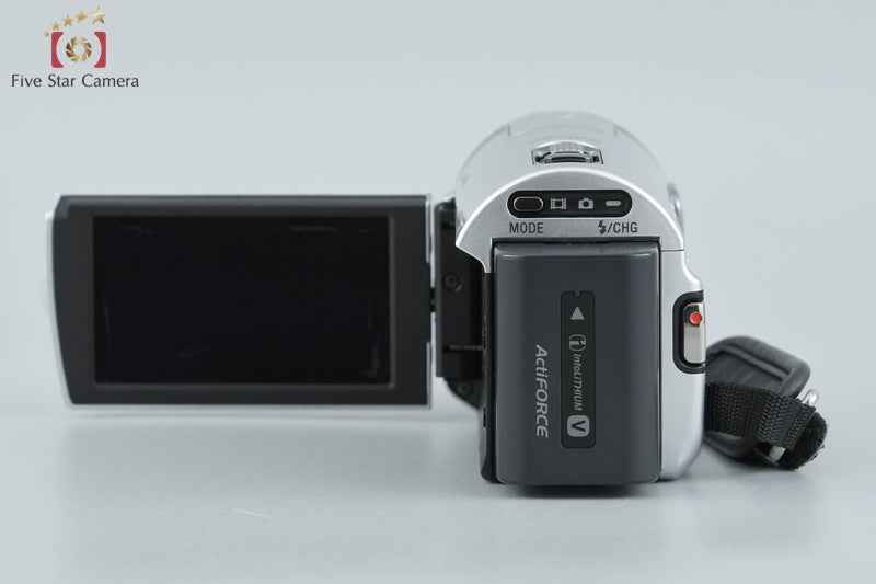 Sony Handycam HDR-CX370V Silver Video Camera (Japanese Language Only)