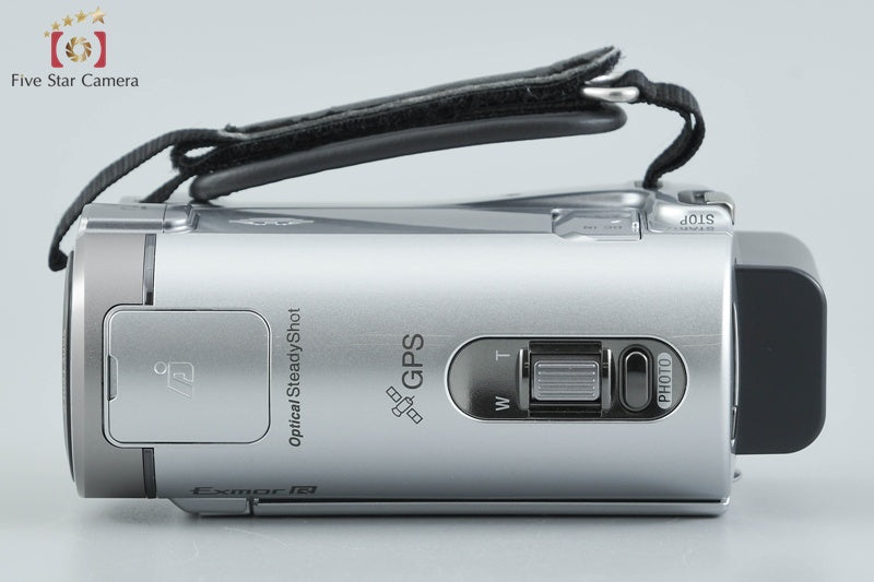 Sony Handycam HDR-CX370V Silver Video Camera (Japanese Language Only)