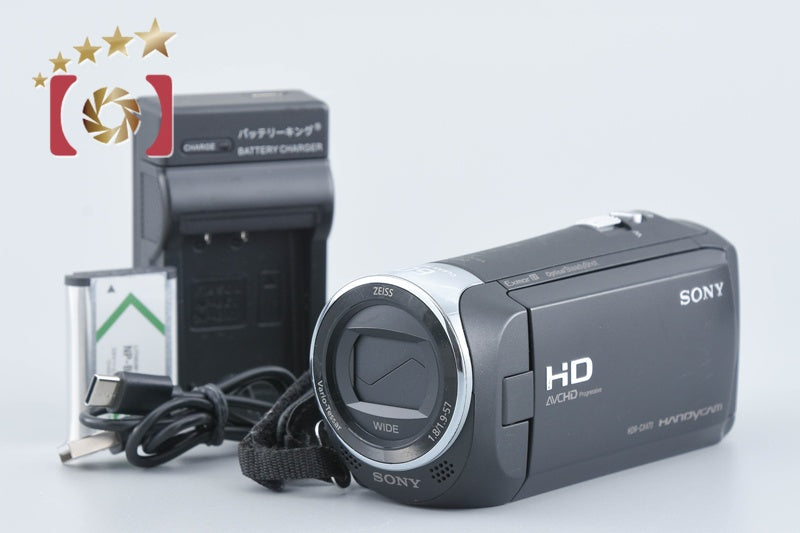 SONY HANDYCAM HDR-CX470 Black Digital HD Camcorder Japanese Only