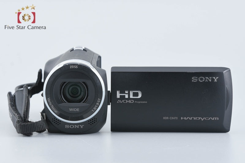 SONY HANDYCAM HDR-CX470 Black Digital HD Camcorder Japanese Only