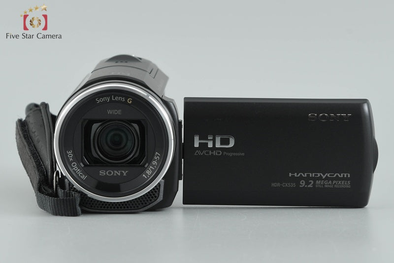SONY HDR-CX535 Black Digital Video Camera (Japanese Language Only)