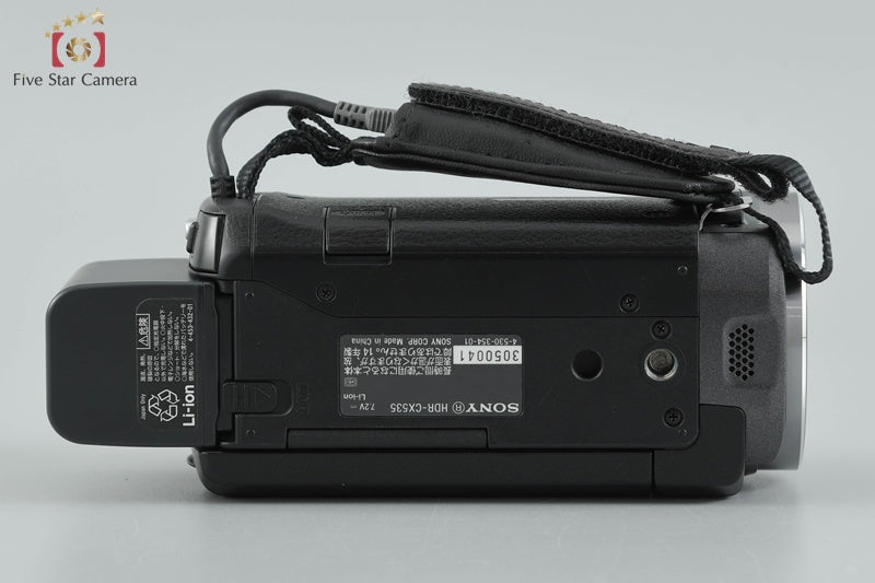 SONY HDR-CX535 Black Digital Video Camera (Japanese Language Only)