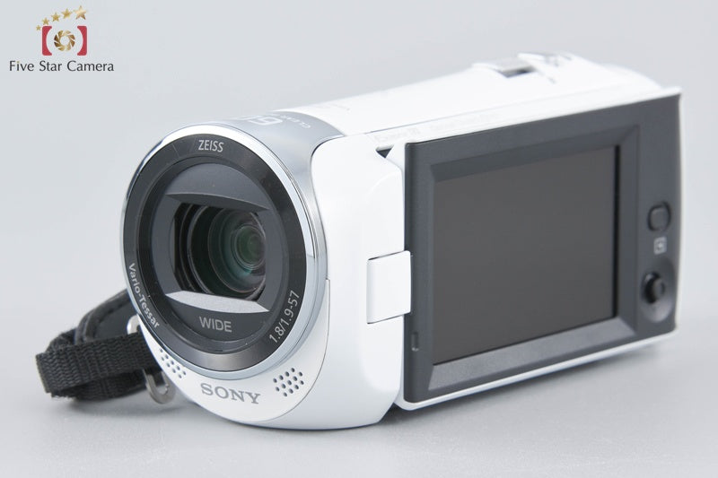 Sony Handycam HDR-CX470 White Digital Video Camera (Japanese Language Only)