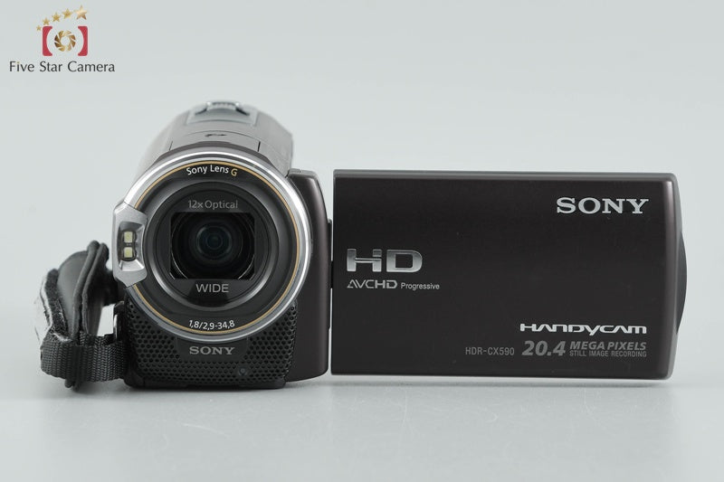 Sony Handycam HDR-CX590V Digital Video Camera (Japanese Language Only)