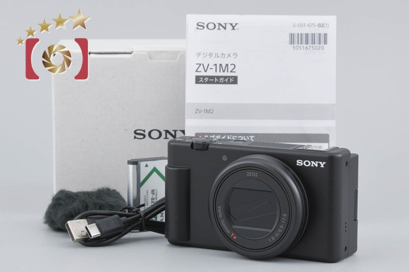 Sony VLOGCAM ZV-1M2 Black 20.1 MP Digital Camera w/ Box Japanese Only
