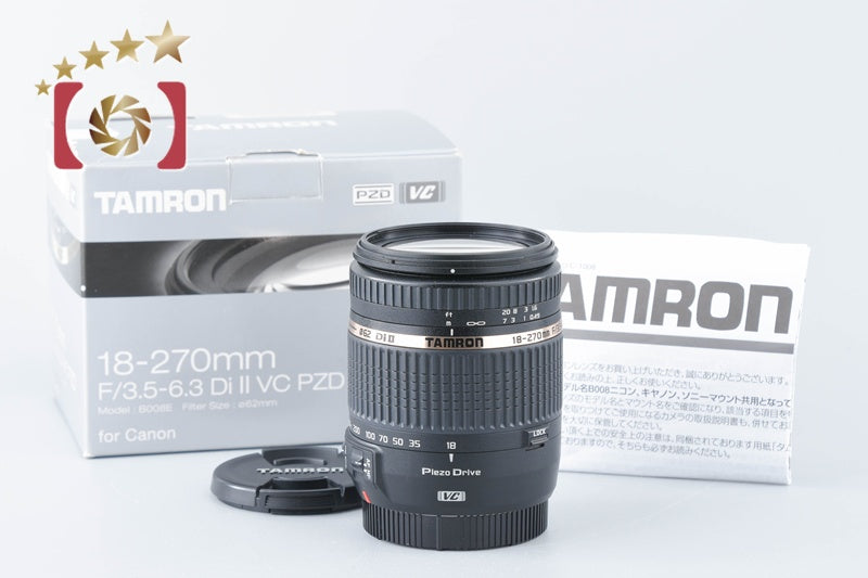 Tamron B008 18-270mm f/3.5-6.3 Di II VC PZD for Canon w/ Box