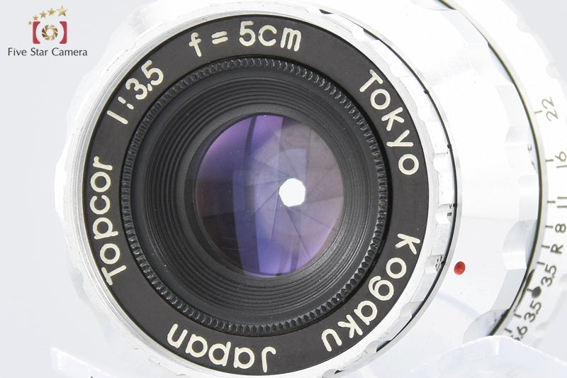 2023.01 Overhauled!! Tokyo Kogaku Topcor 50mm f/3.5 L39 LTM Leica Thread Mount
