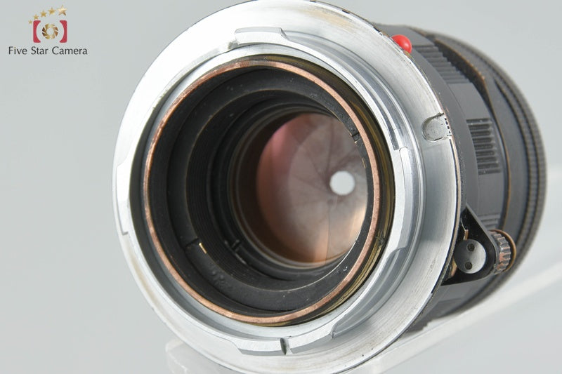 Very Rare! Leica Summicron 50mm f/2 Black Paint Later Model Red Scale Overhauled