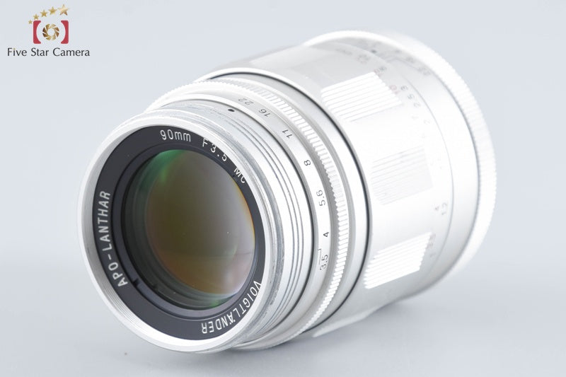 Voigtlander APO-LANTHAR 90mm f/3.5 MC Silver L39 LTM Leica Thread Mount Lens