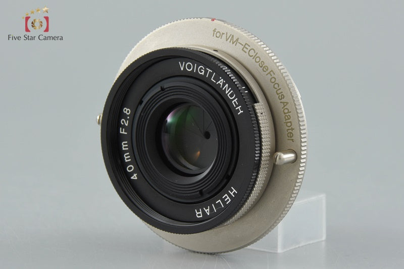 Excellent!! Voigtlander Heliar 40mm f/2.8 Lens for VM-E Close Focus Adapter