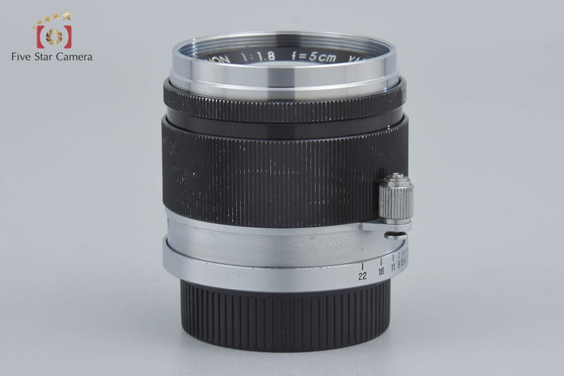 "As-Is" YASHICA SUPER-YASHINON 50mm f/1.8 L39 LTM Leica Thread Mount Lens