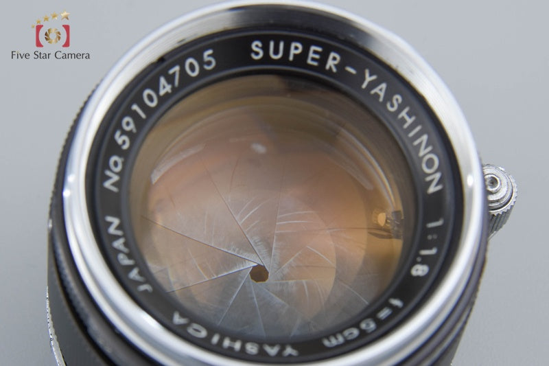 "As-Is" YASHICA SUPER-YASHINON 50mm f/1.8 L39 LTM Leica Thread Mount Lens