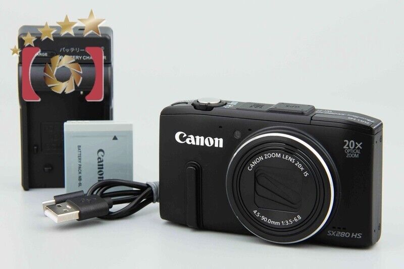 Canon PowerShot SX280 HS Black 12.1 MP Digital Camera