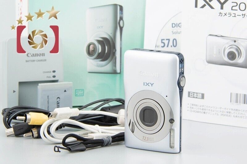 Very Good!! Canon IXY 200F Silver 12.1 MP Digital Camera w/ Box