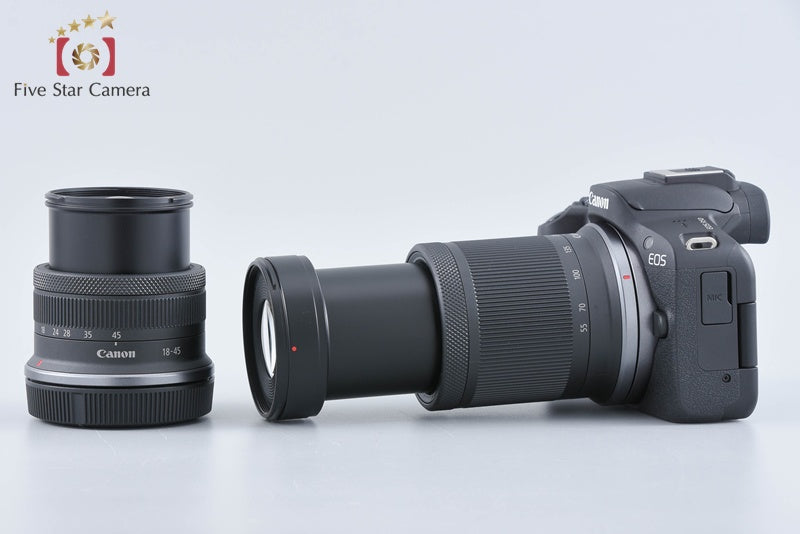 "Count 1,000" Canon EOS R50 Black 24.2 MP RF-S 18-45 55-210 Lenses from Japan