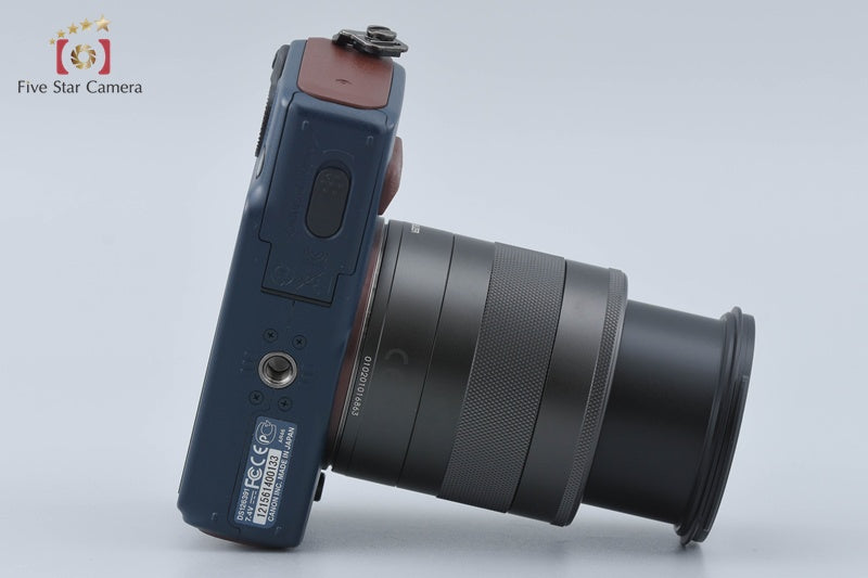 Canon EOS M Bay Blue 18.0 MP Digital Mirrorless Camera EF-M 18-55 IS STM Lens