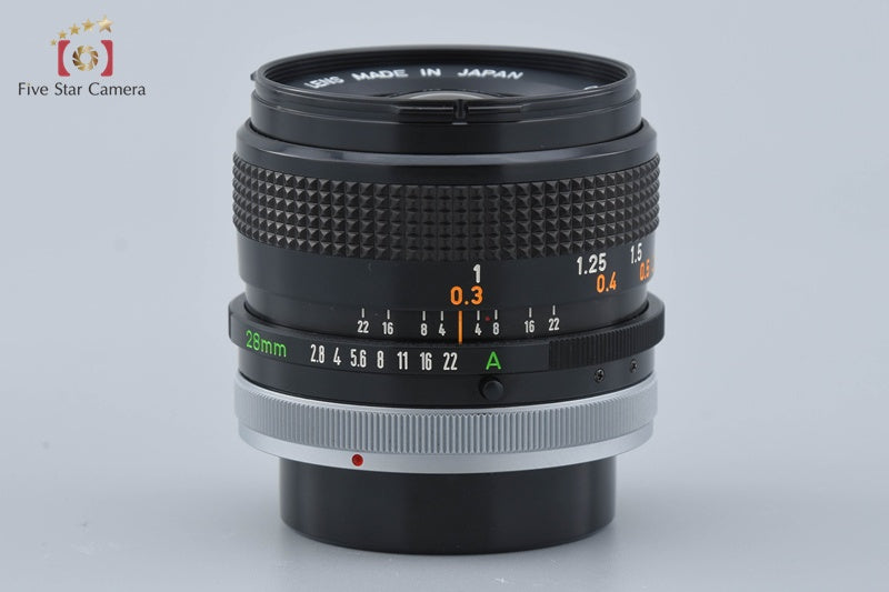 Canon FD 28mm f/2.8 S.C.