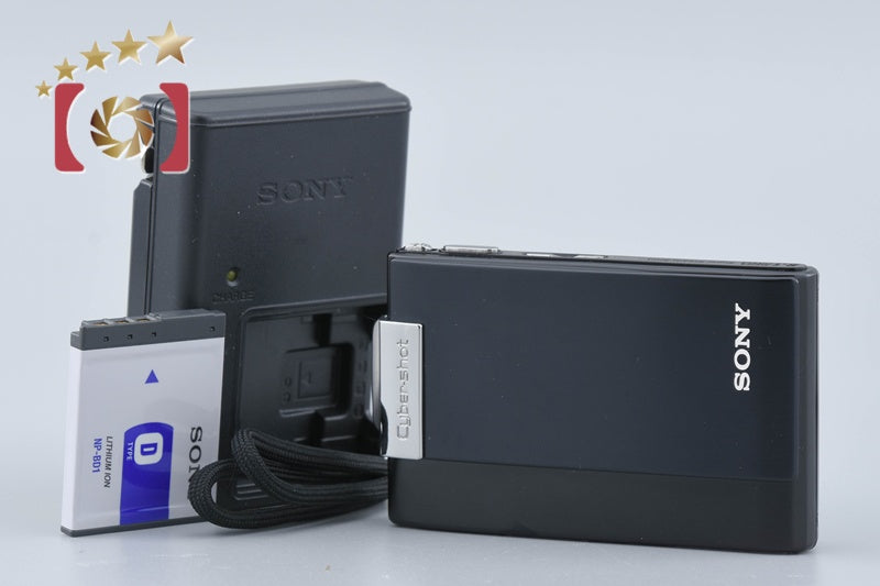 Sony Cyber-shot DSC-T200 Black 8.1 MP Digital Camera [Japanese Language Only]