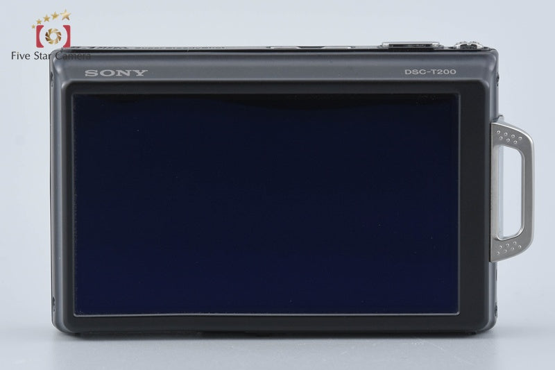 Sony Cyber-shot DSC-T200 Black 8.1 MP Digital Camera [Japanese Language Only]