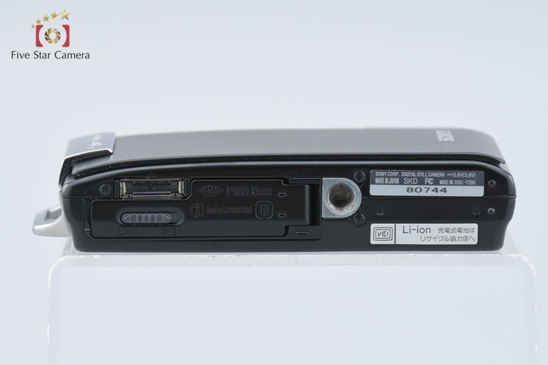 Sony Cyber-shot DSC-T200 Black 8.1 MP Digital Camera [Japanese Language Only]