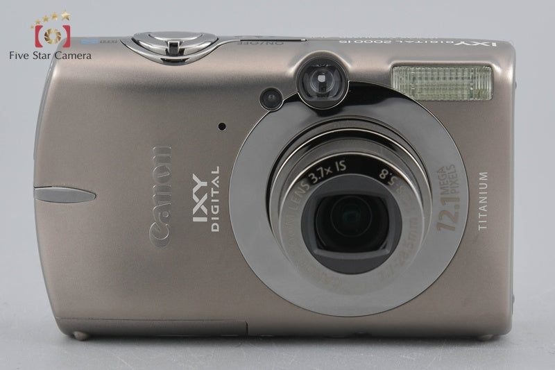 Canon IXY Digital 2000 IS Gold 12.1 MP Digital Camera