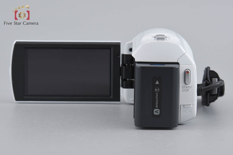 Sony Handycam HDR-CX680 White Digital HD Video Camera [Japanese Language Only]