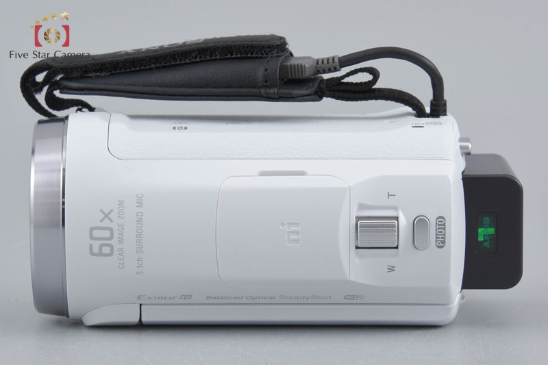 Sony Handycam HDR-CX680 White Digital HD Video Camera [Japanese Language Only]