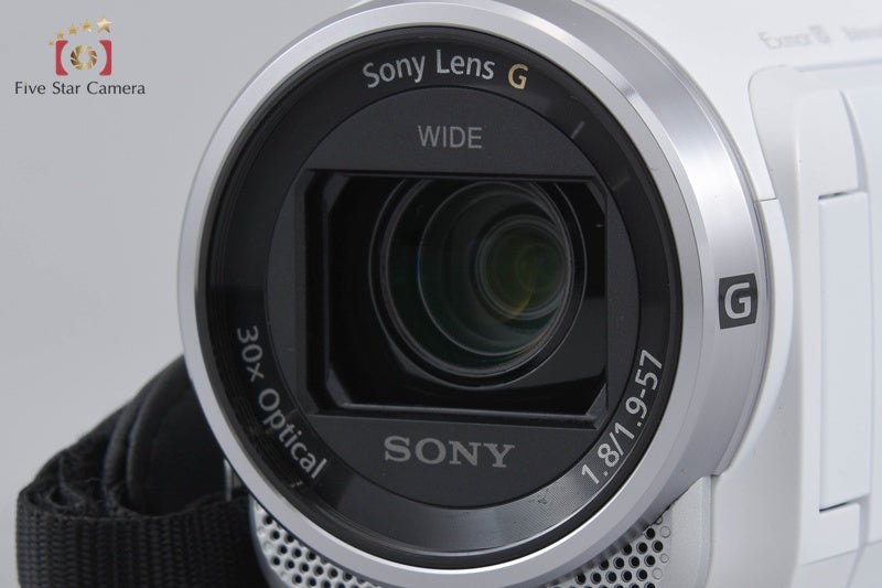 Sony Handycam HDR-CX680 White Digital HD Video Camera [Japanese Language Only]
