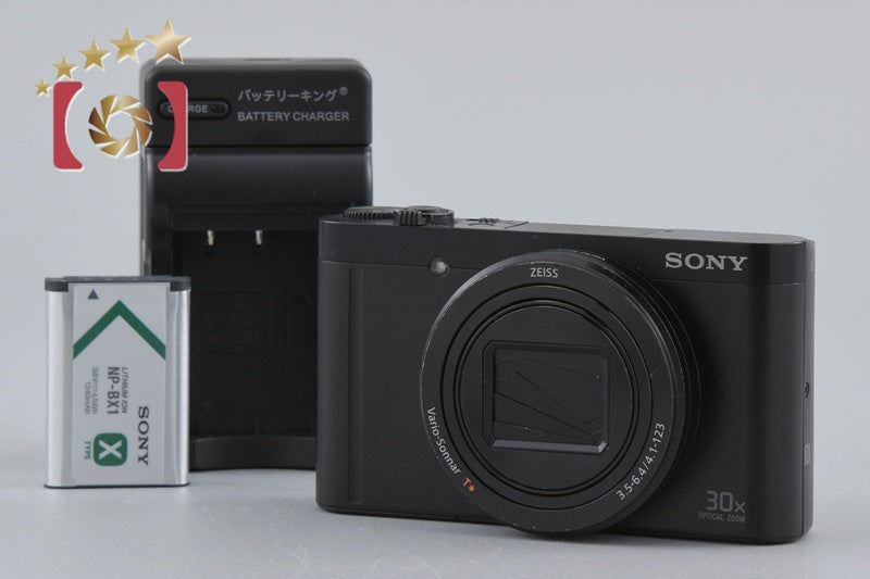 SONY Cyber-shot DSC-WX500 Black 18.2 MP Digital Camera [Japanese Language Only]