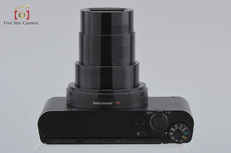 SONY Cyber-shot DSC-WX500 Black 18.2 MP Digital Camera [Japanese Language Only]