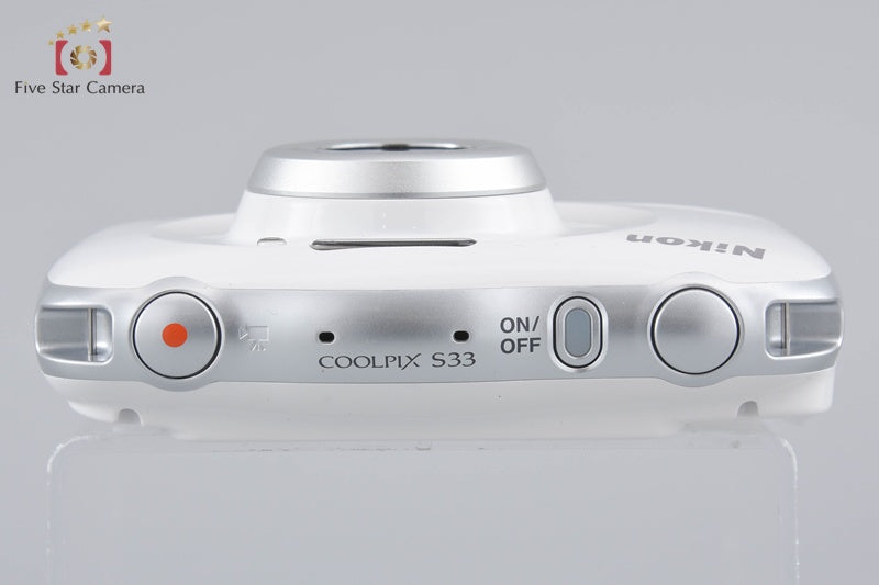 Nikon COOLPIX S33 White 13.2 MP Digital Camera