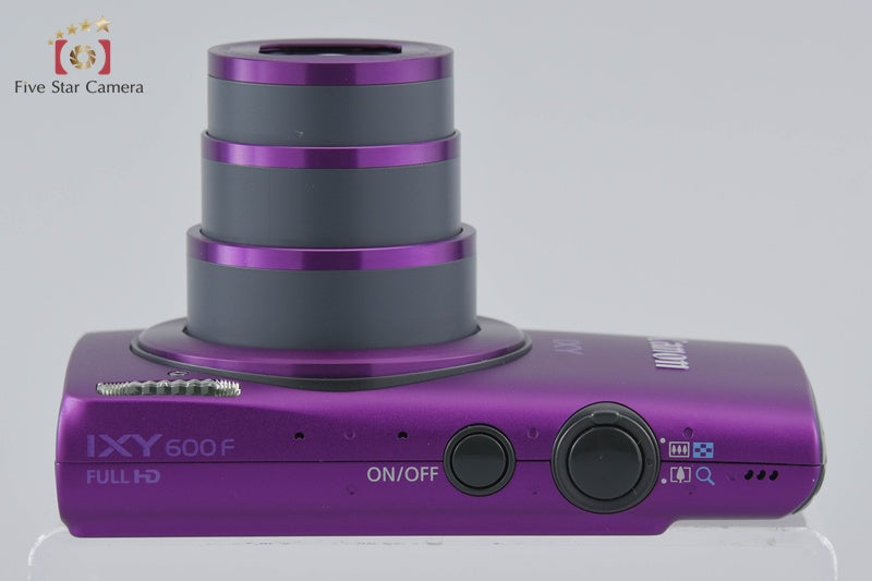 Canon IXY 600F Purple 12.1 MP Digital Camera w/ Box