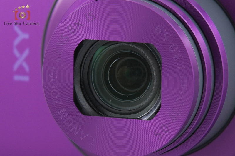Canon IXY 600F Purple 12.1 MP Digital Camera w/ Box
