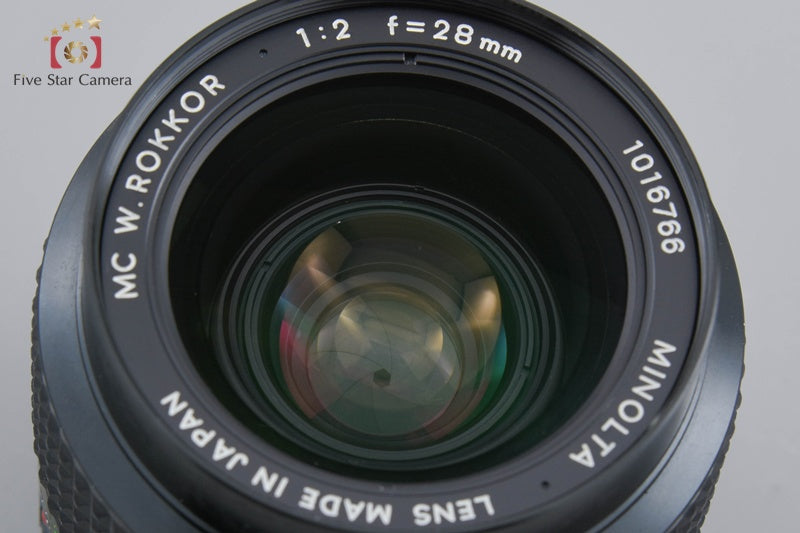 Minolta MC W.ROKKOR 28mm f/2