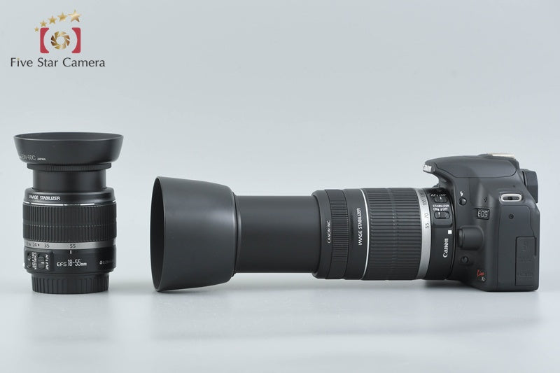 "Count 3,683" Canon EOS Kiss X3 / Rebel T1i / 500D 15.1 MP 18-55 55-250 Lenses