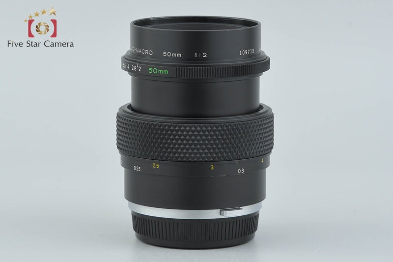 Olympus Zuiko AUTO-MACRO 50mm f/2 2025.12 Overhauled!!