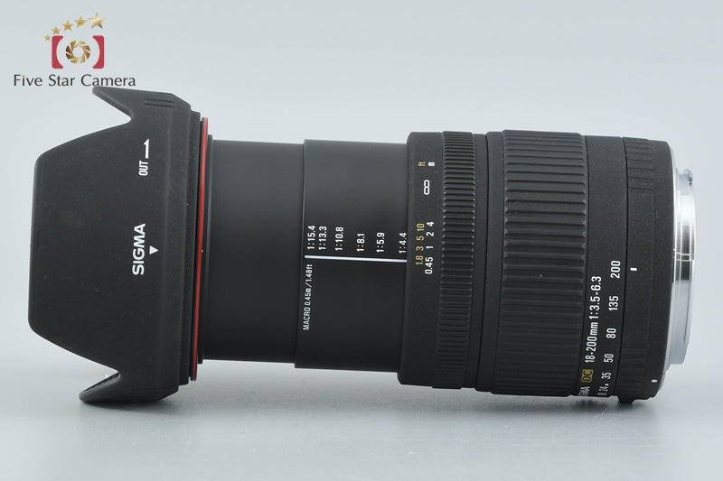 SIGMA 18-200mm f/3.5-6.3 DC for Canon