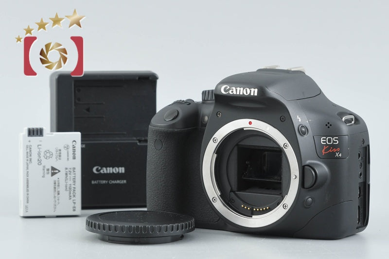 "Count 3,395" Canon EOS Kiss X4 / Rebel T2i / 550D 18.0 MP DSLR Camera Body