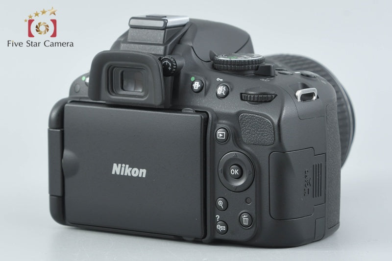 "Shutter count 3,084" Nikon D5100 16.2 MP SLR Digital Camera 18-55 55-300 Lenses