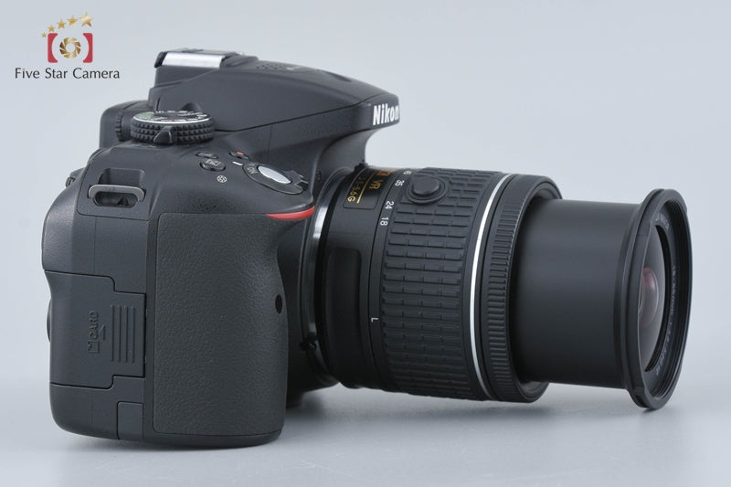 Nikon D5300 Black 24.2 MP DSLR Camera AF-P 18-55 VR Lens