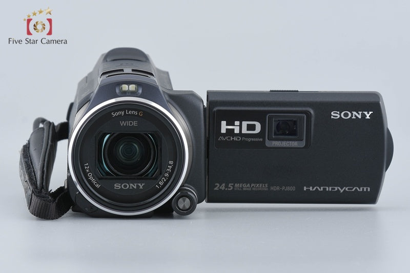 SONY HANDYCAM HDR-PJ800 Black Digital Camcorder [Japanese Language Only]