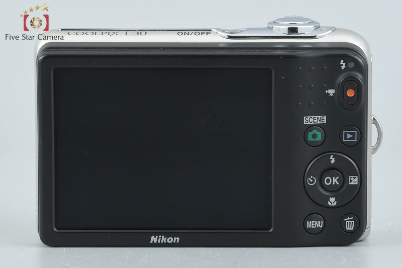Nikon COOLPIX L30 Silver 20.0 MP Digital Camera