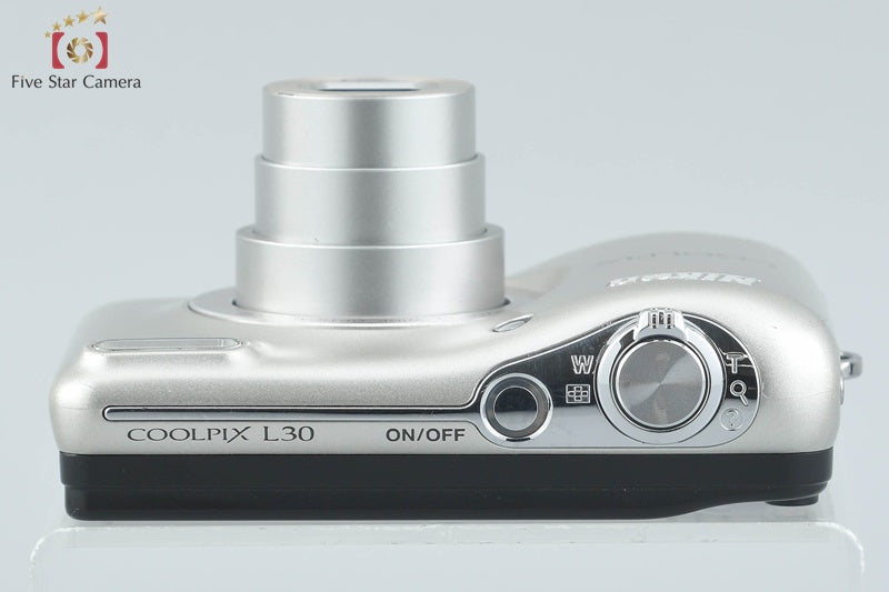 Nikon COOLPIX L30 Silver 20.0 MP Digital Camera