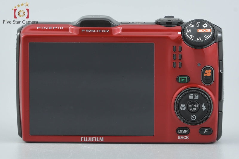 Fujifilm FinePix F550EXR Red 16.0 MP Digital Camera