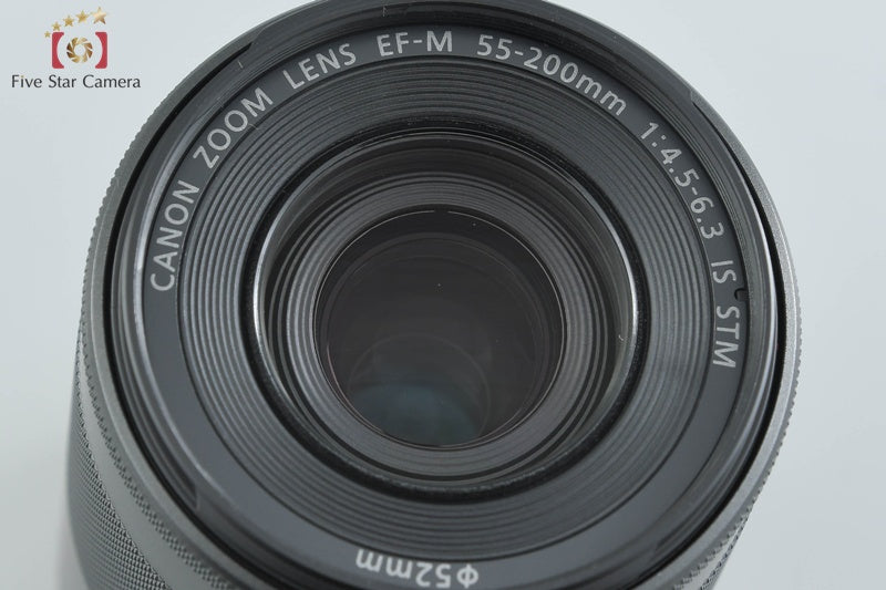 Canon EF-M 55-200mm f/4.5-6.3 IS STM Black