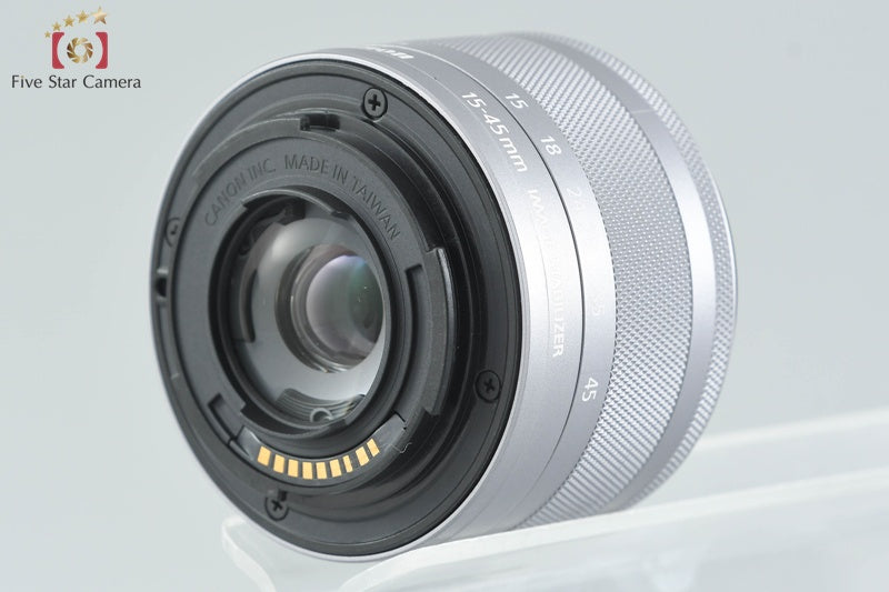 Canon EOS M10 White 18.0 MP Digital Mirrorless Camera 15-45 Lens