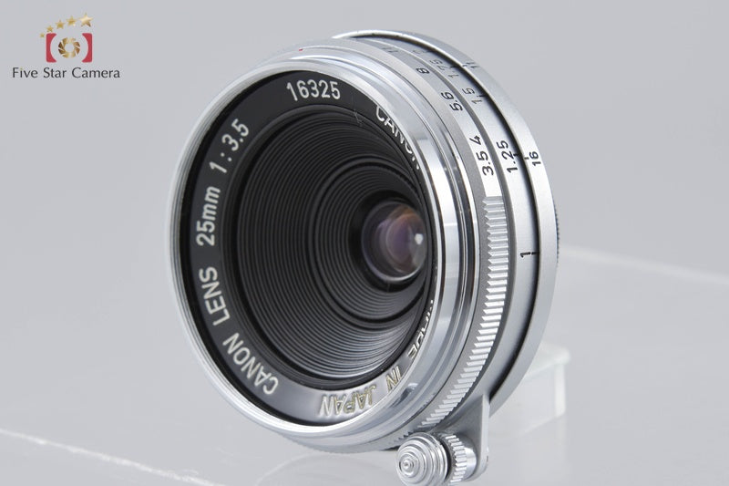 Canon 25mm f/3.5 L39 LTM Leica Thread Mount Lens