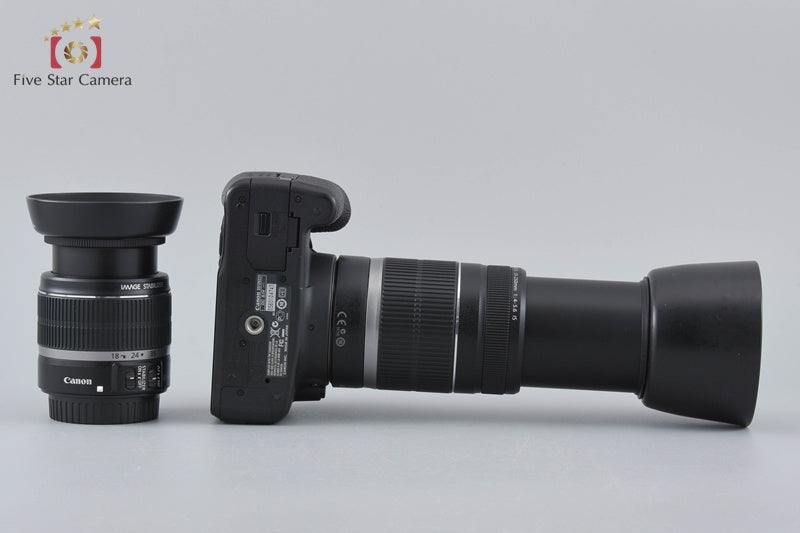 "Count 5,196" Canon EOS Kiss X3 / Rebel T1i / 500D 15.1 MP 18-55 55-250 Lenses